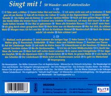 Singt mit! 50 Wander &amp; Fahrtenlieder, 2 CDs