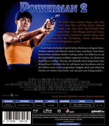Titel: "POWERMAN 2". Mit: Jackie Chan, Sammo Hung. Action-Film. Inhalt: Cops müssen gegen Gangstersyndikat kämpfen. Uncut!