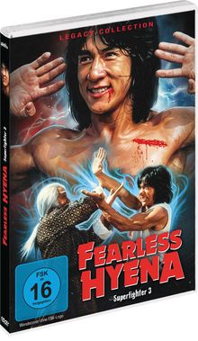 „Fearless Hyena“, „Superfighter 3“, „LEGACY COLLECTION“, FSK 16. Illustration: Zwei Personen im Kampfsport.