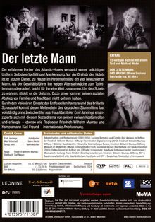 Der letzte Mann (1924), DVD