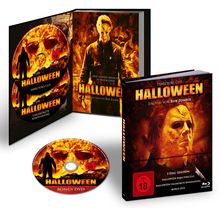 Halloween (2007) (Director's Cut) (Blu-ray im Mediabook), 2 Blu-ray Discs und 1 DVD
