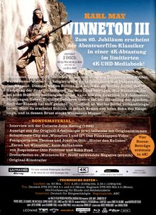 Winnetou III (Ultra HD Blu-ray &amp; Blu-ray im Mediabook), 1 Ultra HD Blu-ray und 1 Blu-ray Disc