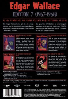 "Edgar Wallace Edition 7 (1967-1968). Enthält 4 Filme von 1967 bis 1968. Unmöglich, nicht gefesselt zu sein! Chronologisch im Box-Set."