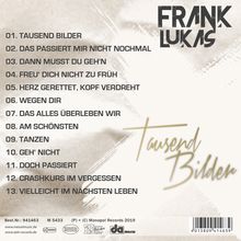 Frank Lukas: Tausend Bilder, CD