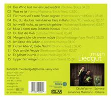 Cécile Verny &amp; Johannes Maikranz: Mein Liedgut, CD