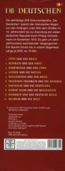 Die Deutschen I (Teil 1-10), 10 DVDs