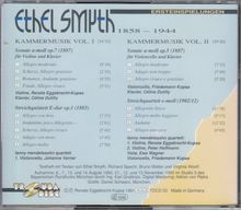 Ethel Smyth (1858-1944): Kammermusik Vol.1 &amp; 2, 2 CDs