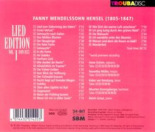 Fanny Mendelssohn-Hensel (1805-1847): Lied Edition Vol.1 (1819-1837), CD