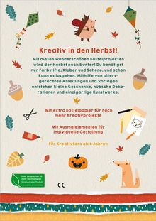 Mein Kreativbuch für bunte Herbsttage, Buch