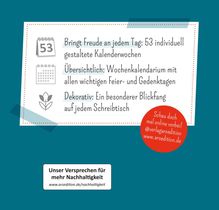 Mini-Wochenkalender Gelassenheit 2026, Kalender