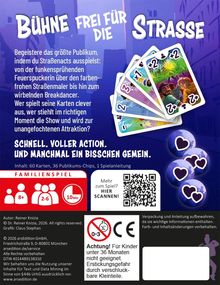 "Bühne frei für die Straße. Begeistere das größte Publikum, indem du Straßenacts ausspielst. Schnell, voller Action."