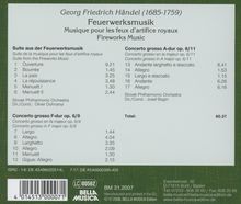 Georg Friedrich Händel (1685-1759): Feuerwerksmusik HWV 351, CD