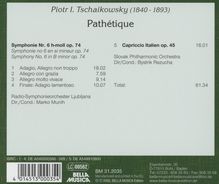 Peter Iljitsch Tschaikowsky (1840-1893): Tschaikowski/Pathetique, CD