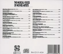 The Musical Voices Of Movies Artists, CD