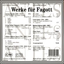 Werke für Fagott, CD