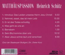 Heinrich Schütz (1585-1672): Matthäus-Passion SWV 479, CD