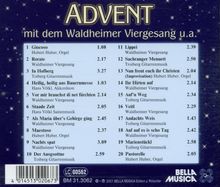 Advent mit dem Waldheimer Viergesang u.a., CD