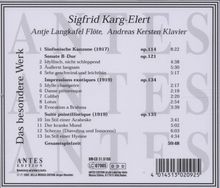 Sigfrid Karg-Elert (1877-1933): Werke für Flöte &amp; Klavier, CD