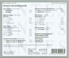 Blockflötenquartett Four Wheel Drive - Musik f.4 Blockflöten, CD