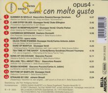 Opera Swing Quartet - Con Molto Gusto, CD