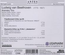 Ludwig van Beethoven (1770-1827): Tripelkonzert op.56 für Klaviertrio (Arrangiert von Carl Reinecke), CD