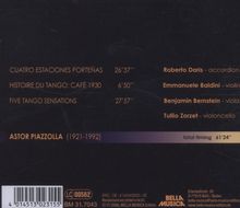Astor Piazzolla (1921-1992): Die 4 Jahreszeiten für Akkordeon &amp; Streichtrio, CD