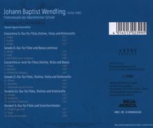 Johann Baptist Wendling (1723-1797): Kammermusik mit Flöte, CD