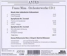 Franz Mixa (1902-1994): Symphonien Nr.3 &amp; 5, CD