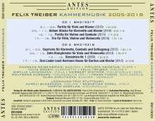 Felix Treiber (geb. 1960): Kammermusik, 2 CDs