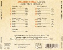 Arcangelo Corelli (1653-1713): Sonaten für Violine &amp; Bc op.5 Nr.1,3,6, CD