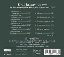 Ernst Eichner (1740-1777): Flötenquartette op.4 Nr.1-6, CD