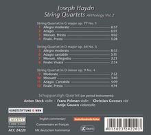 Joseph Haydn (1732-1809): Streichquartette Vol.2, CD