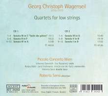 Georg Christoph Wagenseil (1715-1777): 3 Quartette für 3 Celli &amp; Kontrabaß, 2 CDs