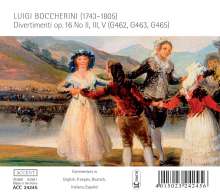Luigi Boccherini (1743-1805): Divertimenti für Flöte &amp; Streicher op.16 Vol.1, CD