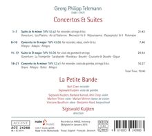 Georg Philipp Telemann (1681-1767): Concertos &amp; Suites, CD