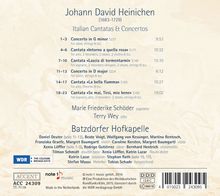 Johann David Heinichen (1683-1729): Italienische Kantaten &amp; Konzerte, CD