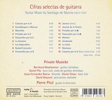 Santiago de Murcia (1682-1732): Gitarrenwerke "Cifras selectas de guitarra", CD