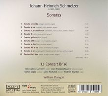 Johann Heinrich Schmelzer (1623-1680): 9 Sonaten für Zink, CD