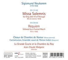 Sigismund Ritter von Neukomm (1778-1858): Missa Solemnis for King John VI of Portugal (Rio de Janeiro, 1818), 2 CDs