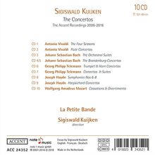 Sigiswald Kuijken - The Concertos (Accent Recordings 2006-2016), 10 CDs