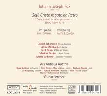 Johann Joseph Fux (1660-1741): Gesu Cristo negato da Pietro (Wien 1719), 2 CDs