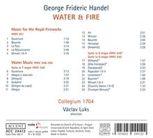 Georg Friedrich Händel (1685-1759): Wassermusik, CD