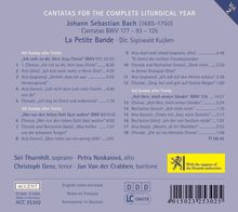 Johann Sebastian Bach (1685-1750): Kantaten BWV 93,135,177, Super Audio CD