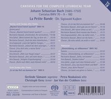 Johann Sebastian Bach (1685-1750): Kantaten BWV 9,70,182, Super Audio CD