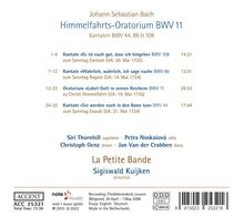 Johann Sebastian Bach (1685-1750): Himmelfahrts-Oratorium (Kantate) BWV 11, CD