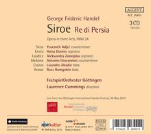 Georg Friedrich Händel (1685-1759): Siroe, Re di Persia (Oper in 3 Akten), 3 CDs