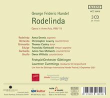 Georg Friedrich Händel (1685-1759): Rodelinda, 3 CDs