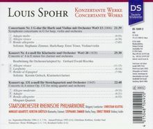 Louis Spohr (1784-1859): Concertante Nr.1 f.Violine,Harfe &amp; Orchester, CD