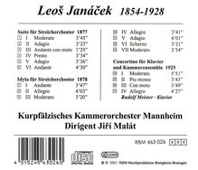 Leos Janacek (1854-1928): Idyll für Streicher, CD