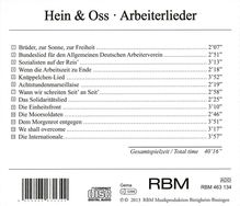 Hein &amp; Oss: Hein &amp; Oss singen Arbeiterlieder, CD